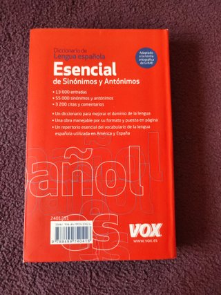 Diccionario esencial de sinónimos y antónimos d...