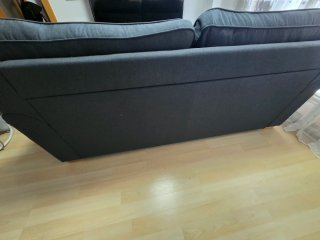 Sofá Cama Gris Tela