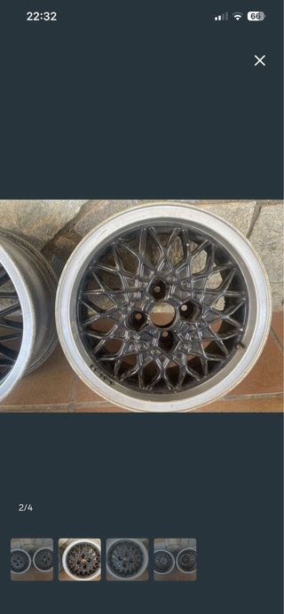 Seis BBS RA 375 15” 4x100 Golf Mk1/Mk2