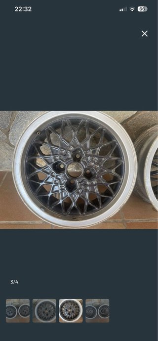 Seis BBS RA 375 15” 4x100 Golf Mk1/Mk2