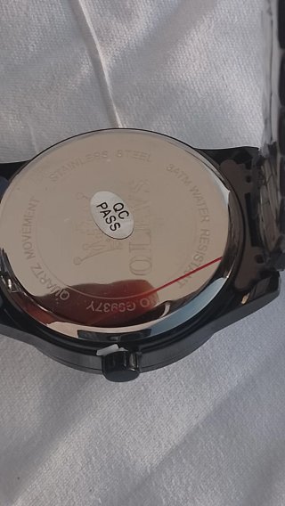 Reloj deportivo hombre negro y rojo