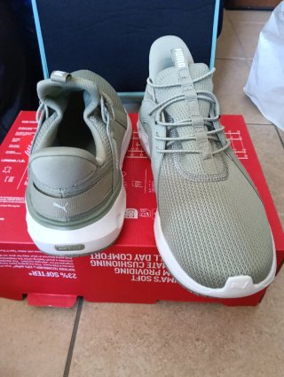 Scarpe Puma Verdi e Bianche