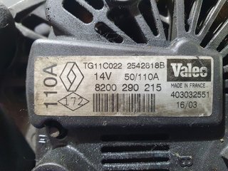 ALTERNADOR RENAULT MEGANE II BERLINA 5P K9K728 82