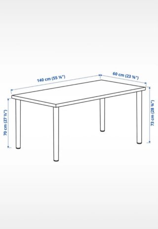 Escritorio Ikea Lagkapten Madera 140x60cm