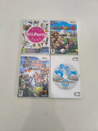 4 Juegos Nintendo Wii a 20€ la unidad