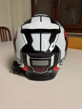 CASCO SHOEI NEOTEC 2 RESPECT BLANCO/NEGRO/ROJO