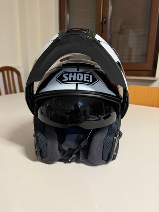 CASCO SHOEI NEOTEC 2 RESPECT BLANCO/NEGRO/ROJO