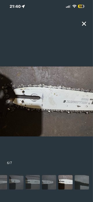 Espada y Cadena Stihl 64 eslabones