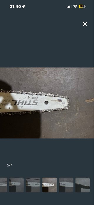 Espada y Cadena Stihl 64 eslabones