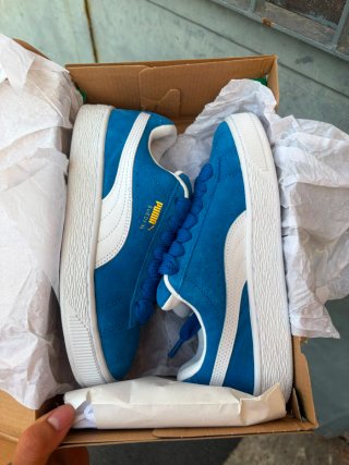 Puma Suede XL Blu/Bianco