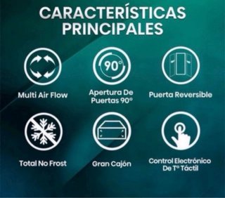 Frigorífico 1,80 hisense 2025 + garantía