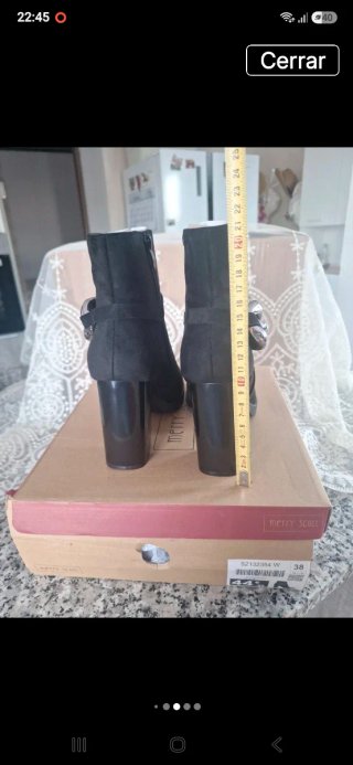 Botines Merry Scott Negros Talla 38