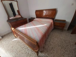 Dormitorio vintage madera