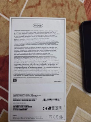 iPhone XS 512GB Plata
