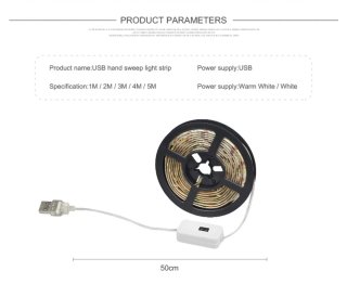 Oferta❤️Tira LED 5m con Sensor - Nueva
