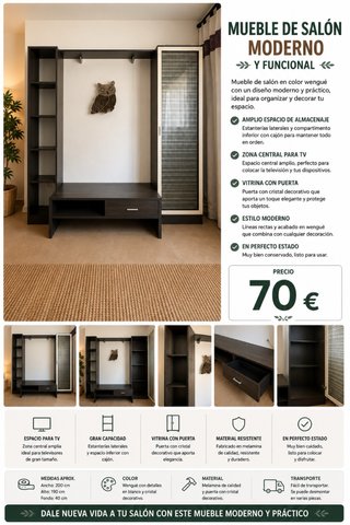 Mueble de salón moderno