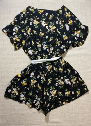 Mono Corto Shein Talla 2XL | Estampado Floral