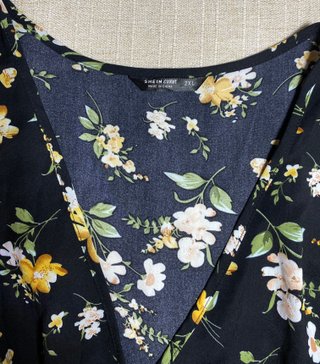 Mono Corto Shein Talla 2XL | Estampado Floral