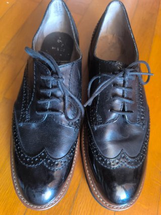 Zapatos Oxford Negros Unisex