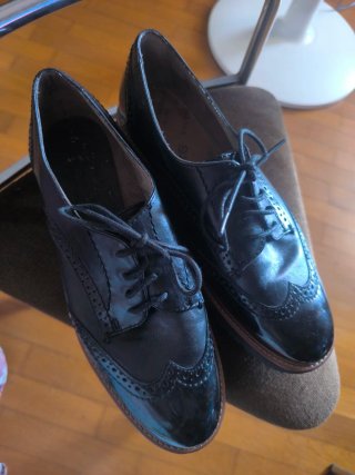 Zapatos Oxford Negros Unisex