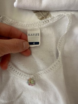 Lote 8 Camisetas Manga Larga Blancas