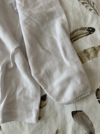 Lote 8 Camisetas Manga Larga Blancas