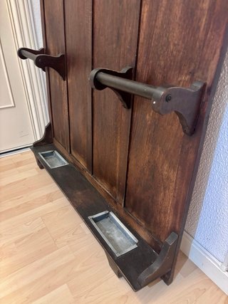 Perchero recibidor antiguo con espejo