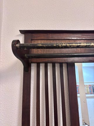 Perchero recibidor antiguo con espejo