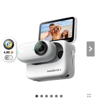 Cámara Insta360 GO 3 64GB 180º