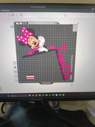 Decorazione Angolo Porta Minnie e Nome Noemi