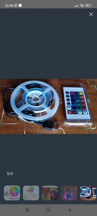Oferta❤️Tira LED RGB 2m nueva