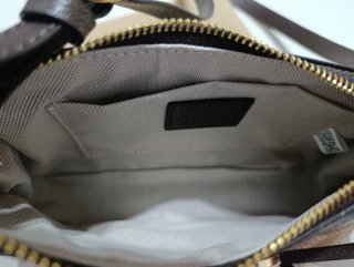 Bolso de hombro lona supreme y Piel