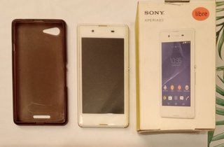 Sony Xperia E3 Blanco + Funda
