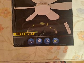 Ventilador de techo con luz