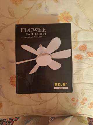 Ventilador de techo con luz