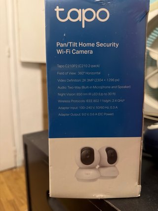 Tapo C210 Cámara Seguridad Wi-Fi 2 Pack