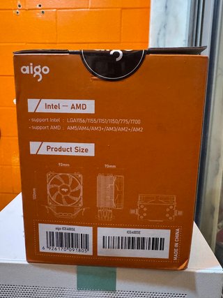 Cooler CPU Aigo ICE400SE RGB - 4 Heatpipes