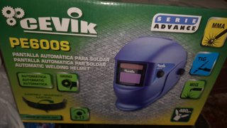 Soldador inverter + careta automatica