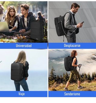 Mochila Viaje Cabina Avion Taygeer 40x30x20