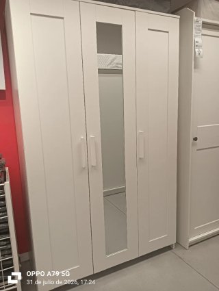 Armario 3 puertas IKEA Brimnes 117x50x190 cm