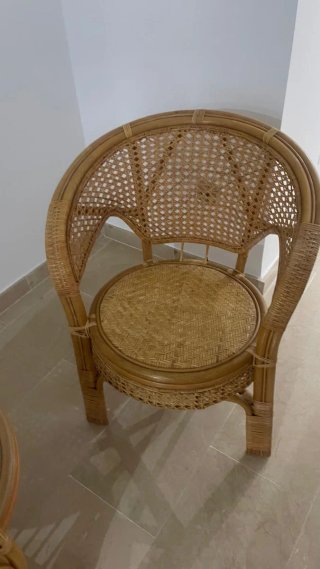 Conjunto 2 Sillones y Mesa Ratán