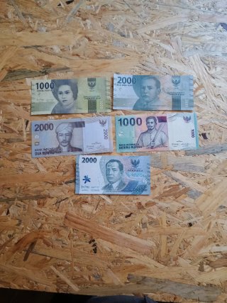 Lote 7 de 20 Billetes del Mundo