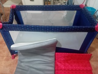 Cuna de viaje estrellas