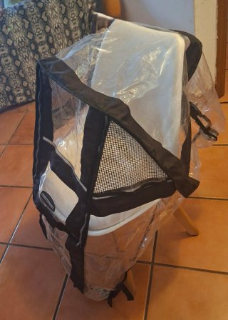 Plástico de lluvia para carrito de bebé