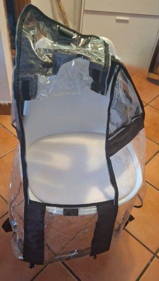 Plástico de lluvia para carrito de bebé
