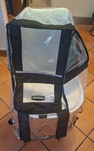 Plástico de lluvia para carrito de bebé