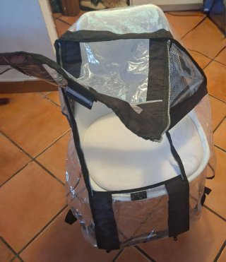 Plástico de lluvia para carrito de bebé
