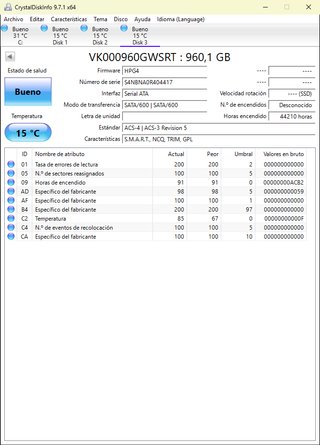 Pack 3 X 960GB SSD HPE PM883 2.5 SATA