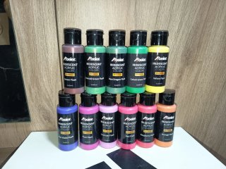 Pinturas Acrílicas Iridescentes Abeier