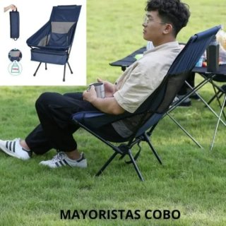 PACK 2 SILLAS PLEGABLES CAMPING  COMODA  MOTOS